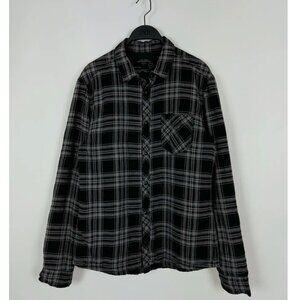 All Saints spitalfields quilted check shirt